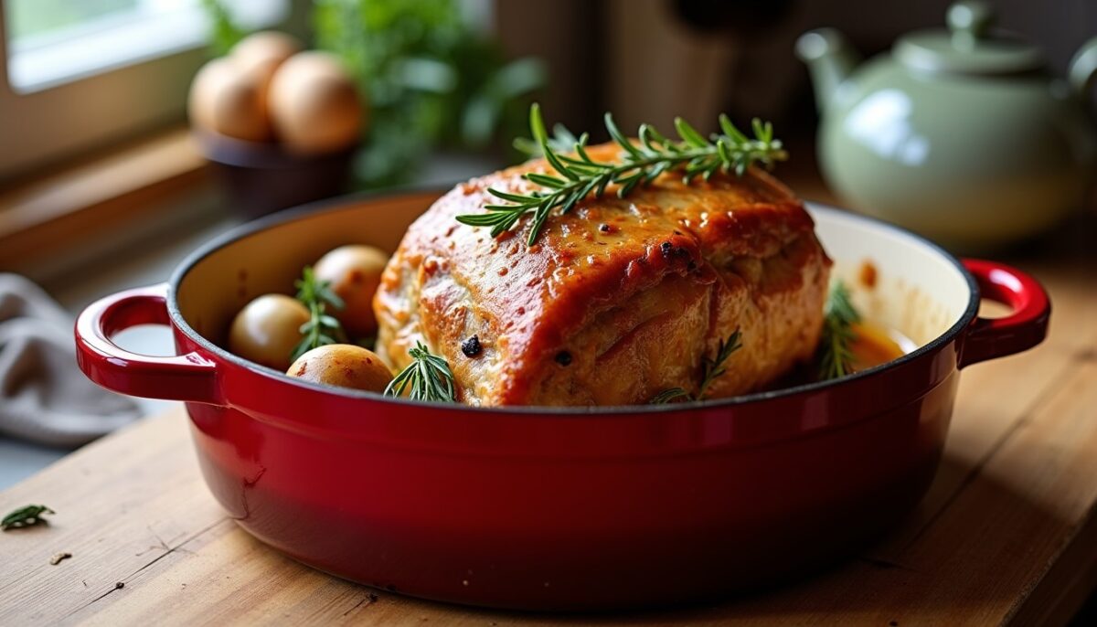 Rôti de veau en cocotte : une recette tendre et simple à réaliser