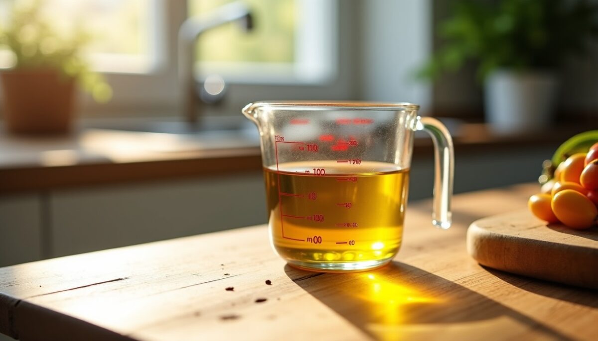 Conversion pratique : Combien pèsent 10 cl d’huile en grammes ?
