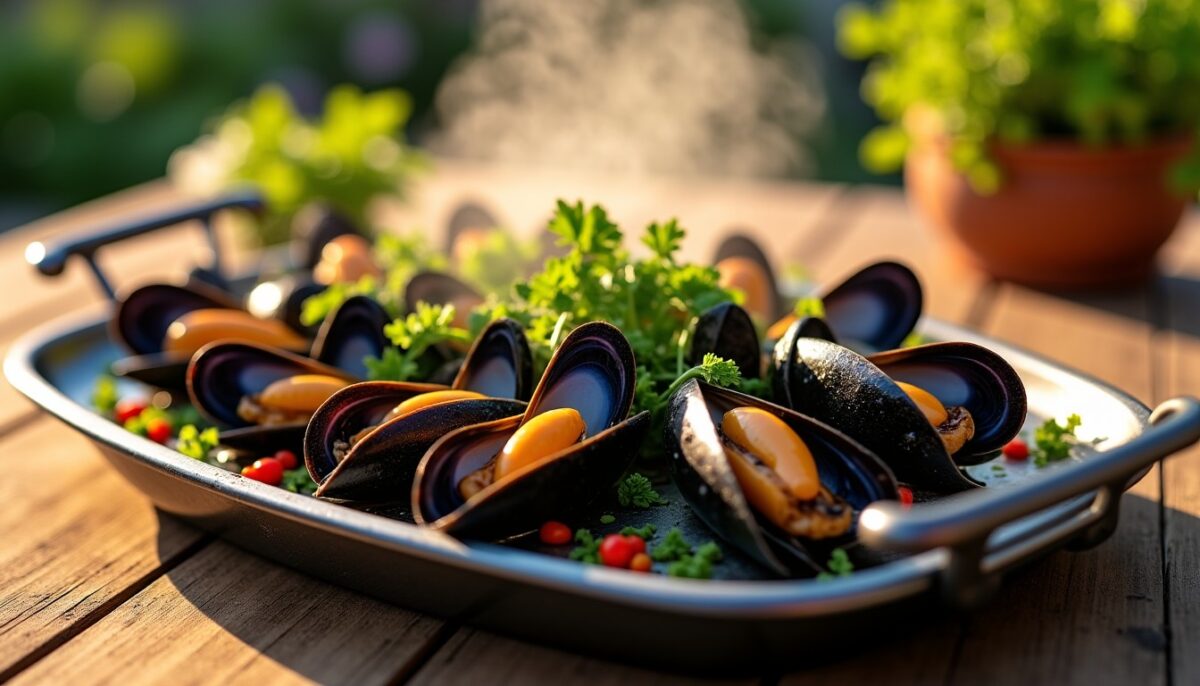 Moules à la plancha : savourez une recette express et gourmande