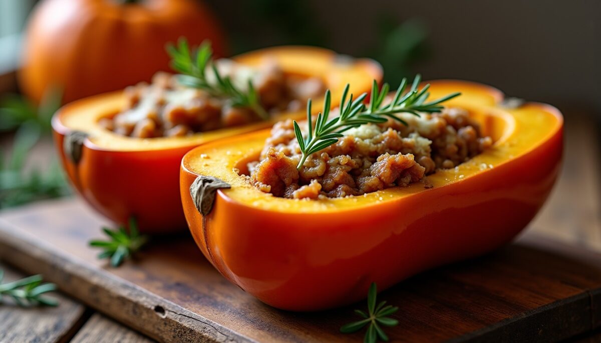 Potimarron farci au four : une recette simple et savoureuse pour régaler vos papilles