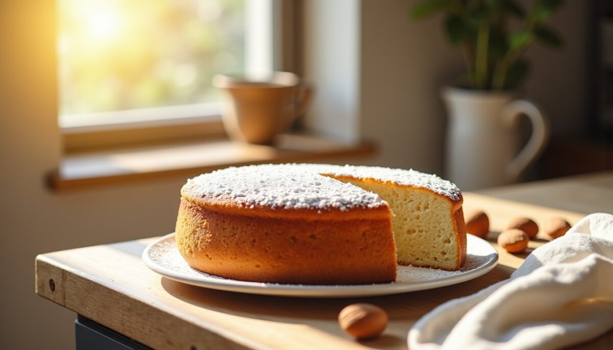 Délicieux gâteau moelleux aux amandes en poudre : la recette simple à adopter